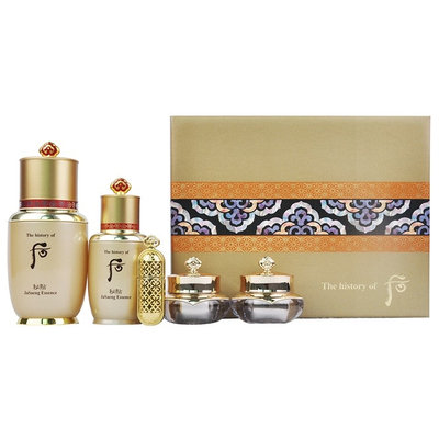 The History of Whoo - Bichup Ja Saeng Essence Special Set: Essence (45ml + 20ml) + Cream 10ml + Eye Cream 5ml + Lipstick 5 pcs