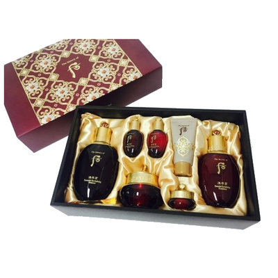 The History of Whoo - Jinyulhyang Jinyul Skin Care Set: Balancer (150ml + 20ml) + Lotion (110ml + 20ml) + Cream 30ml + Eye Cream 4ml + Mask 30ml 7 pcs
