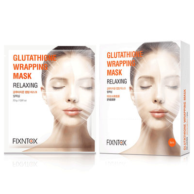 FIX & TOX - Glutathione Wrapping Mask (Relaxing) 5 pcs