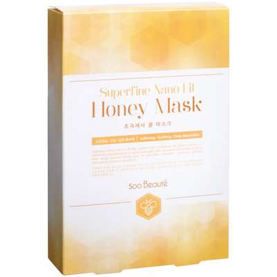Soo Beaut - Superfine Nano Fit Honey Mask 10 pcs