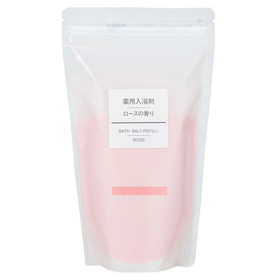 MUJI - Refill for Bath Salt (Rose) 380g