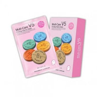 Rainbow - Laffair Multi-Care V5 Firming Vitamin Mask (Pink) 10 pcs