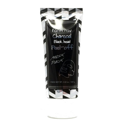 Farm Stay - Charcoal Black Head Peel Off Mask Pack 100g