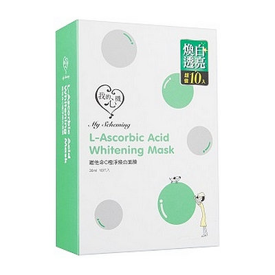My Scheming - Classic L-Ascorbic Acid Whitening Mask 10 pcs