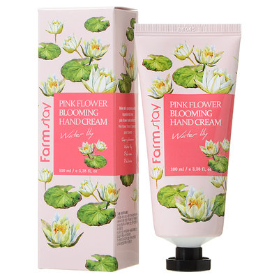 Farm Stay - Pink Flower Blooming Hand Cream (Water Lily) 100ml