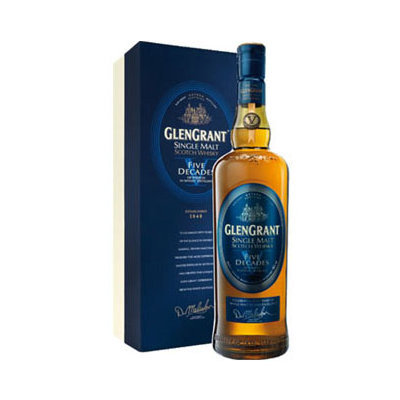 Glen Grant Scotch Single Malt Five Decades