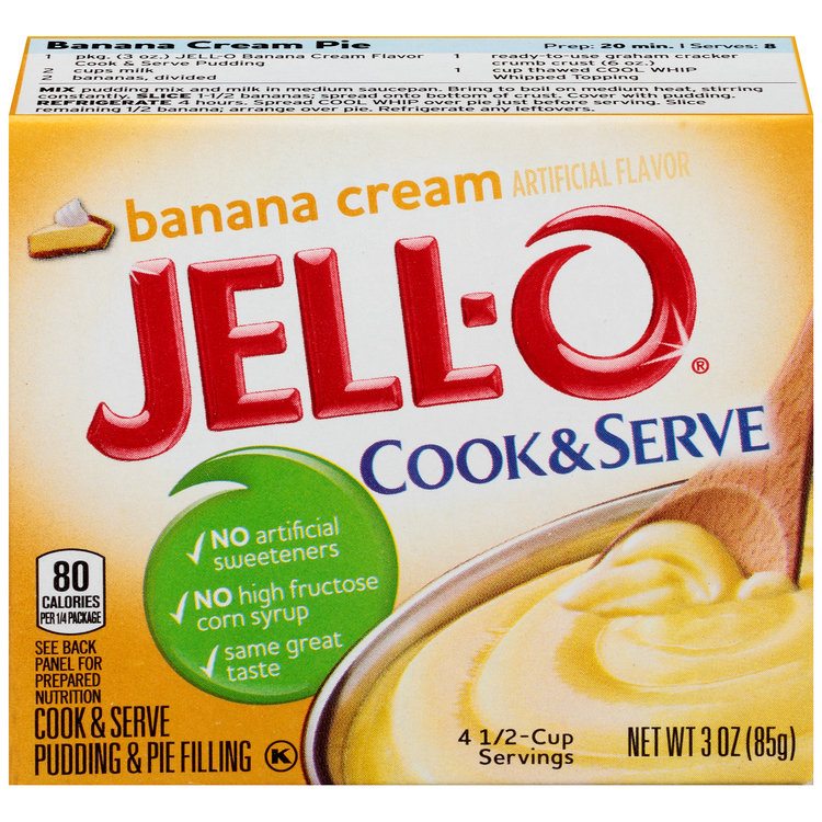 JellO Cook & Serve Banana Cream Pudding & Pie Filling Reviews 2019