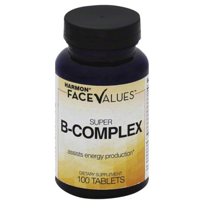 Harmon Face Value Super Vitamin B Complex 100 Count