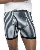 Hanes Men's 5 Pack Striped Boxer Brief