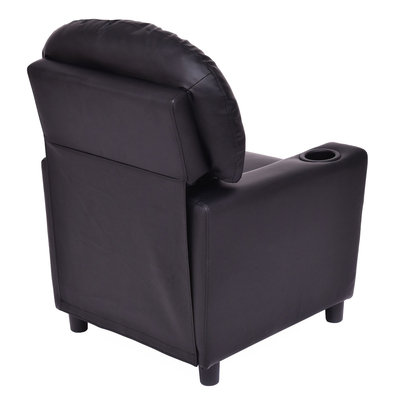 Costway Kids Recliner Armchair Children's Furniture Sofa Seat Couch Chair w/Cup Holder
