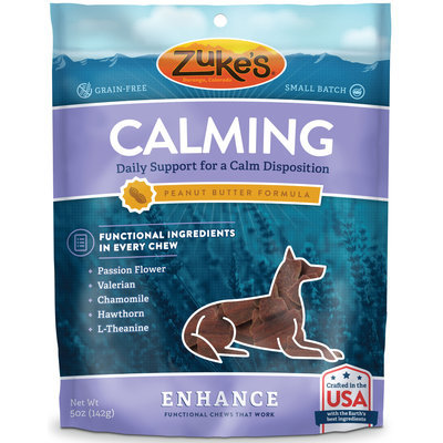 Zukes Enhance Calming Chews Peanut Butter Formula 5oz