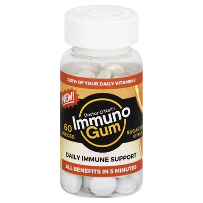 Immuno Gum Citrus With Vitamin C 60 Count