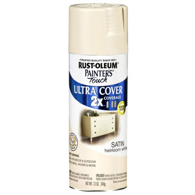 Ultra Cover Satin Aerosol-Heirloom White