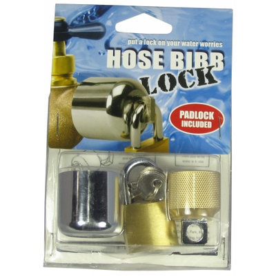 Conservco Water Conservation DSL-2 Hose Bib Lock with Padlock