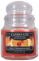 Candle lite 3827271 3 oz Sunset Mandarin Berry Jar Candle Pack of 12