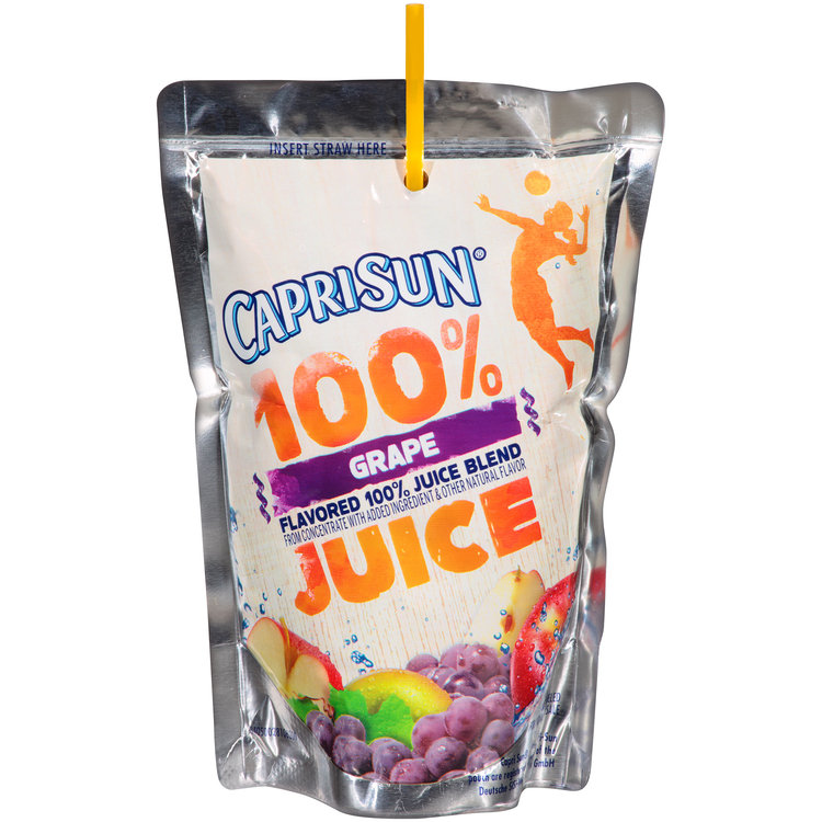 Capri Sun 100 Juice Grape ReadytoDrink Soft Drink Reviews 2019