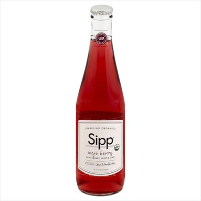 Sipp Sparkling Organics Eco Beverage Mojo Berry 12 fl oz
