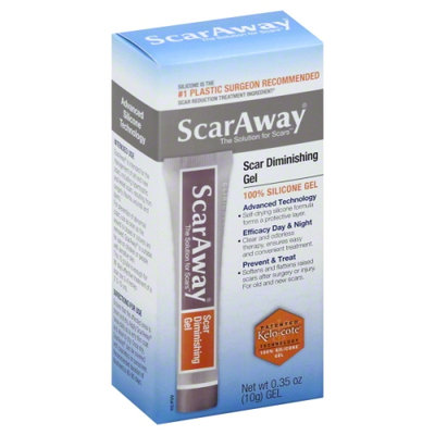 ScarAway Advanced Formula Scar Gel 100% Silicone for Scars - 0.35 oz.