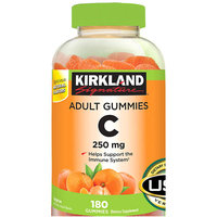 Kirkland Signature Adult Gummies Vitamin C 250 mg, 180 ct x 2 Bottles