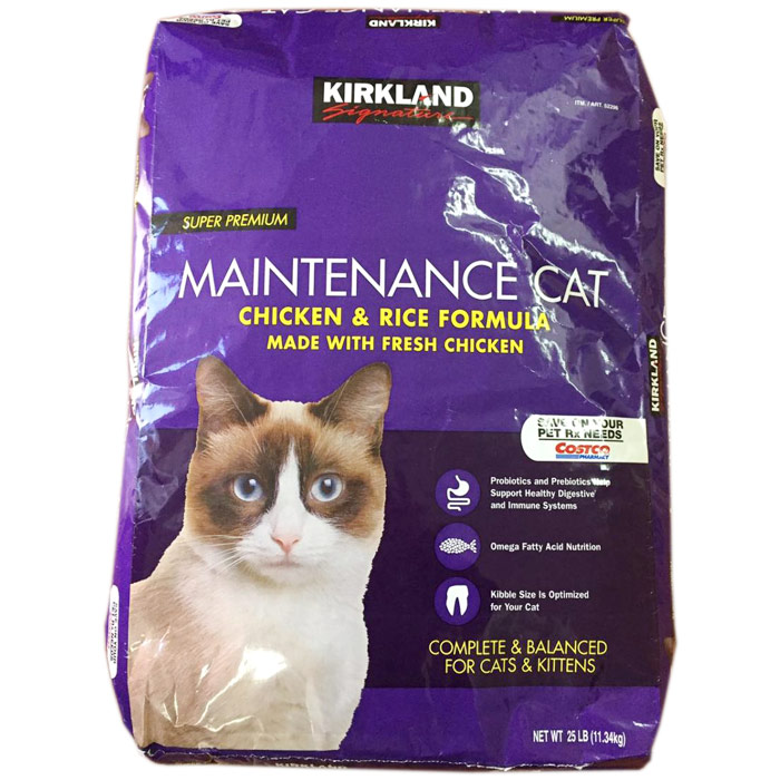 Kirkland Signature Cat Food, Chicken Rice, 25 Lb