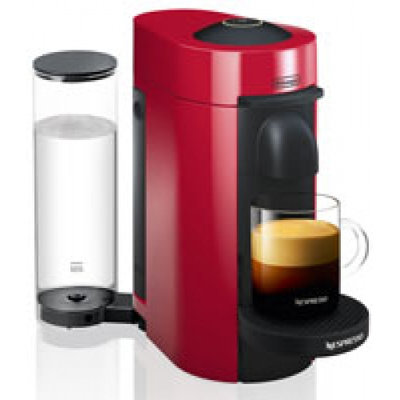 Nestle DELENV150R Nespresso VertuoPlus Coffee and Espresso Maker by De'Longhi, Red