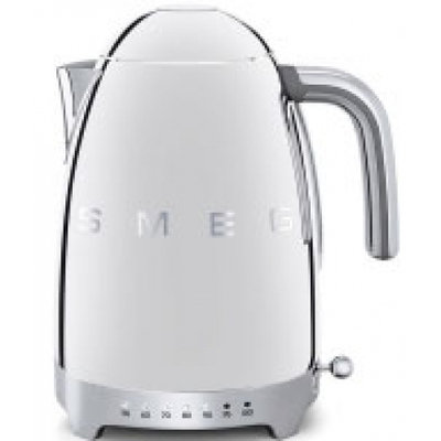 Smeg 50s Retro Style Aesthetic Chrome Variable Temperature Electric Kettle