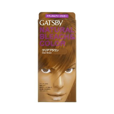 Mandom - Gatsby Hair Color (Clear Brown) 1 set