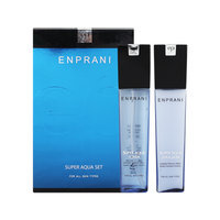 Enprani Super Aqua Capture Set: Skin Toner 160ml + Emulsion 120ml + Skin Toner 25ml + Emulsion 25ml + Serum 10ml + Cream 10ml 6pcs