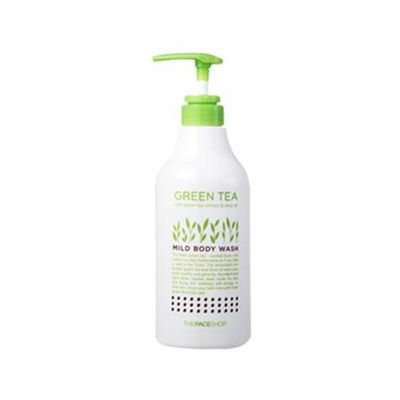 The Face Shop Green Tea Mild Body Wash 670ml 670ml