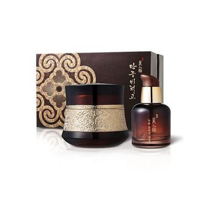 The Face Shop Myeonghan Miindo Set: All-in-one Cream 70ml + Collagen Ampoule Serum 32ml