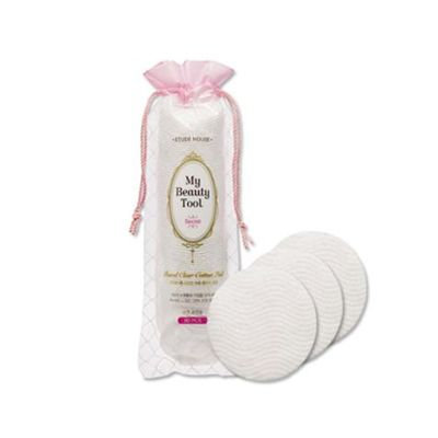 Etude House - My Beauty Tool Secret Round Clear Cotton Pad 80 pcs