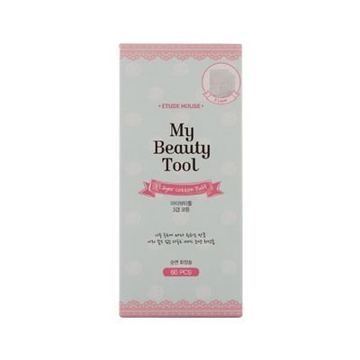Etude House - My Beauty Tool 3 Layer Cotton Puff 60 pcs