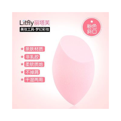 Litfly Foundation Sponge (Tear Drop) (Pink) 1 pc
