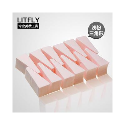Litfly Triangel Makeup Sponge (Pink) 12 pcs