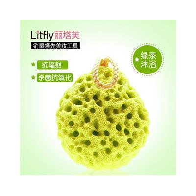 Litfly Bathing Sponge (Green Tea) 1 pc