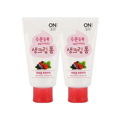 On: The Body Berry Essence Cream Foam (120g+120g) 120g+120g