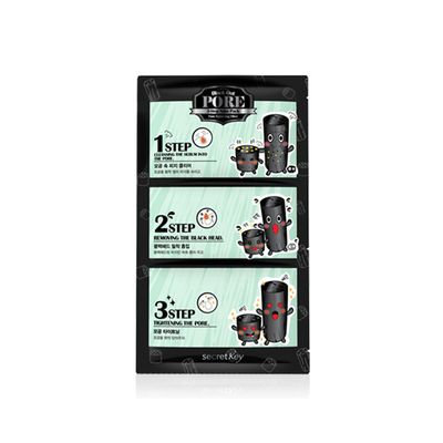 Secret Key Black Out Pore 3-Step Nose Pack 1pc 7g
