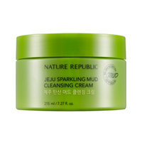 Nature Republic Jeju Sparkling Mud Cleansing Cream 215ml 215ml