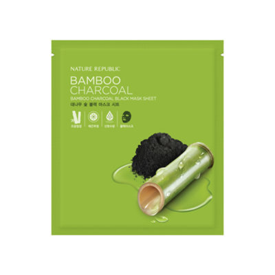 Nature Republic Bamboo Charcoal Black Mask Sheet (1pc) 27ml
