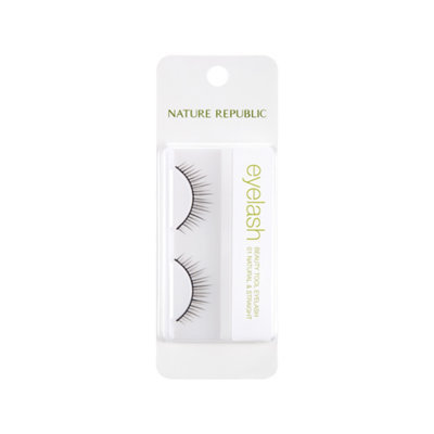 Nature Republic Beauty Tool Eyelashes (#01 Natural & Straight) 1 pair