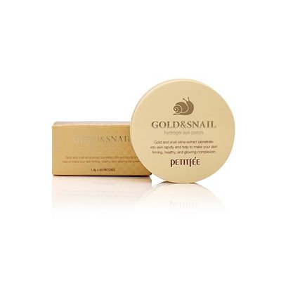 Petitfee Gold & Snail Hydrogel Eye Patch 60pcs 60pcs (30pairs)