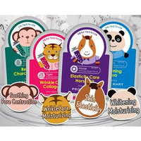 PROUD MARY - Animal Mask Pack 1pc (4 Types) Monkey (Relaxing Charcoal & Aloe)