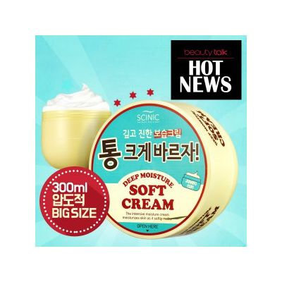 SCINIC - Deep Moisture Soft Cream (Jumbo Size) 300ml 300ml