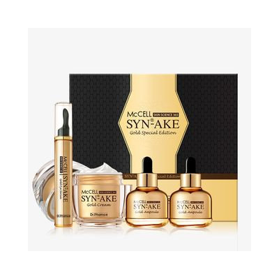 Dr.phamor DR. PHAMOR - McCELL SKIN SCIENCE 365 Syn-Ake Gold Special Edition: Cream 50ml + Eye Serum 15ml + Ampoule 30ml x 2 4pcs