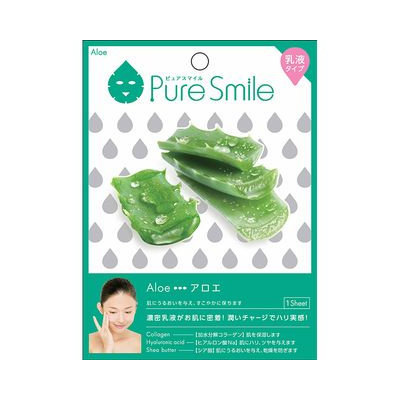 Sun Smile - Pure Smile Essence Mask Series For Milky Lotion (Aloe) 1 pc