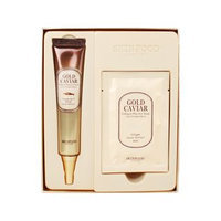 Skinfood - Collagen Plus Eye Cream Set: Eye Cream 45ml + Eye Mask 5pairs 6pcs