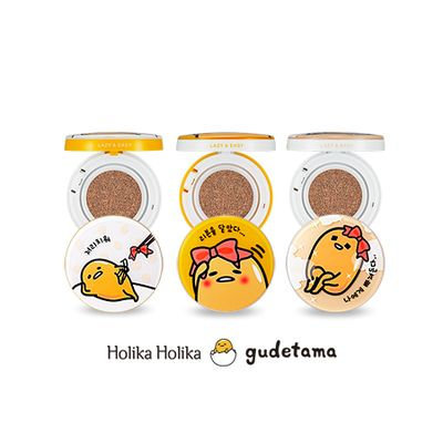 HOLIKA HOLIKA LAZY & EASY Gudetama Cushion CLEARED AWAY #23 15g*2 SPF50+ PA+++
