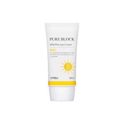 A'pieu APIEU - Pure Block Mild Plus Sun Cream SPF32 PA++ 50ml 50ml