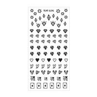 A'pieu APIEU - Nail Water Free Decal (Bling Bling Love Diamond) 1pc