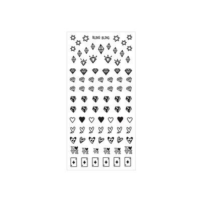 A'pieu APIEU - Nail Water Free Decal (Bling Bling Love Diamond) 1pc